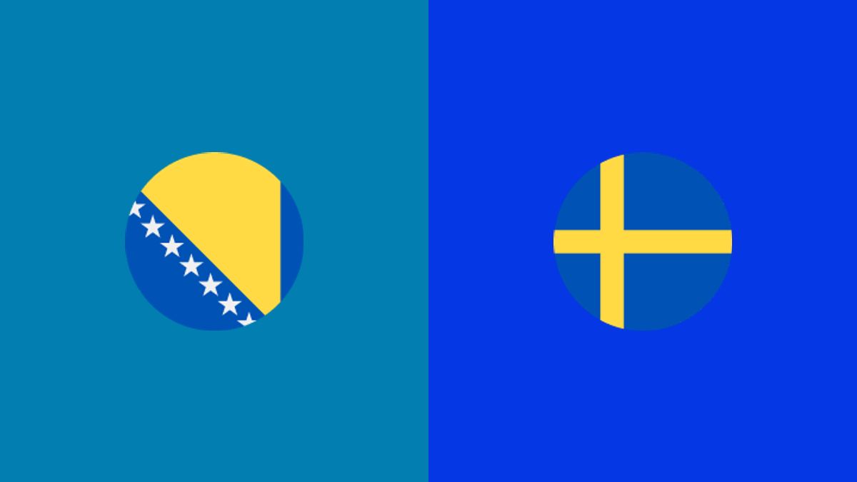 Bosnia and Herzegovina vs Sweden