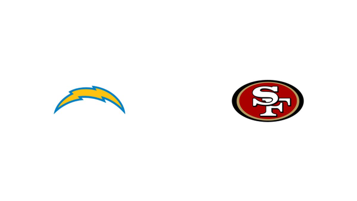 Los Angeles Chargers vs San Francisco 49ers