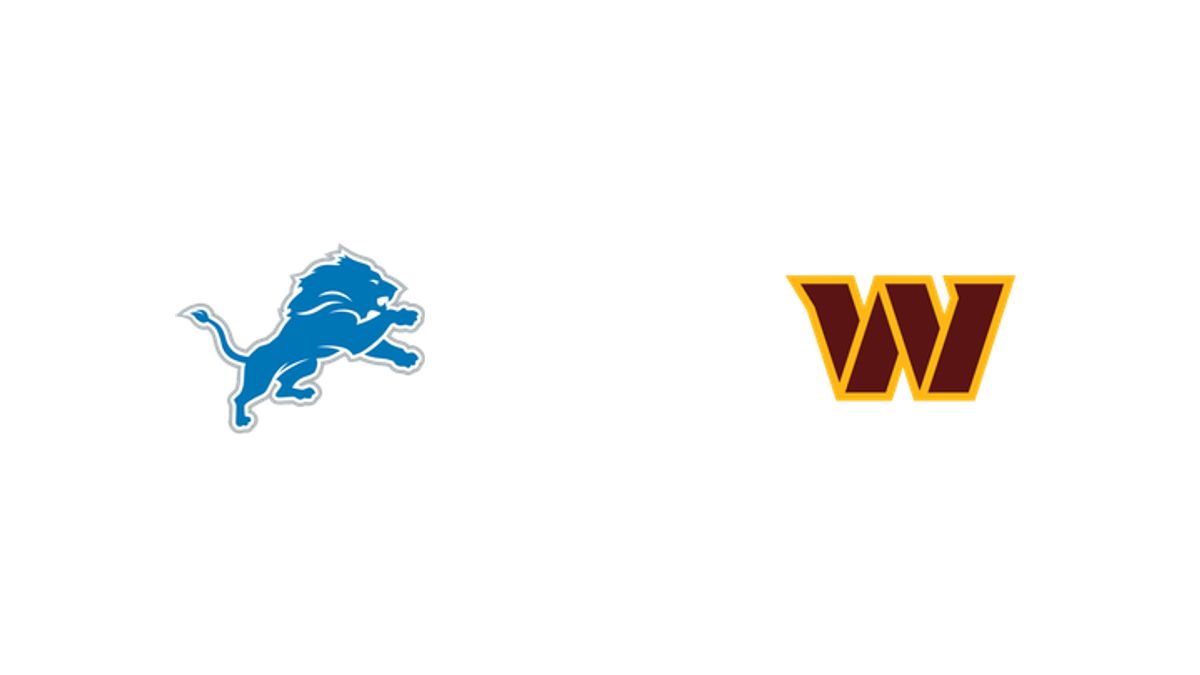 Detroit Lions vs Washington Commanders