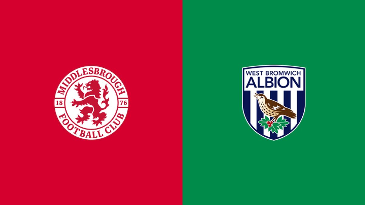 Middlesbrough vs West Bromwich Albion
