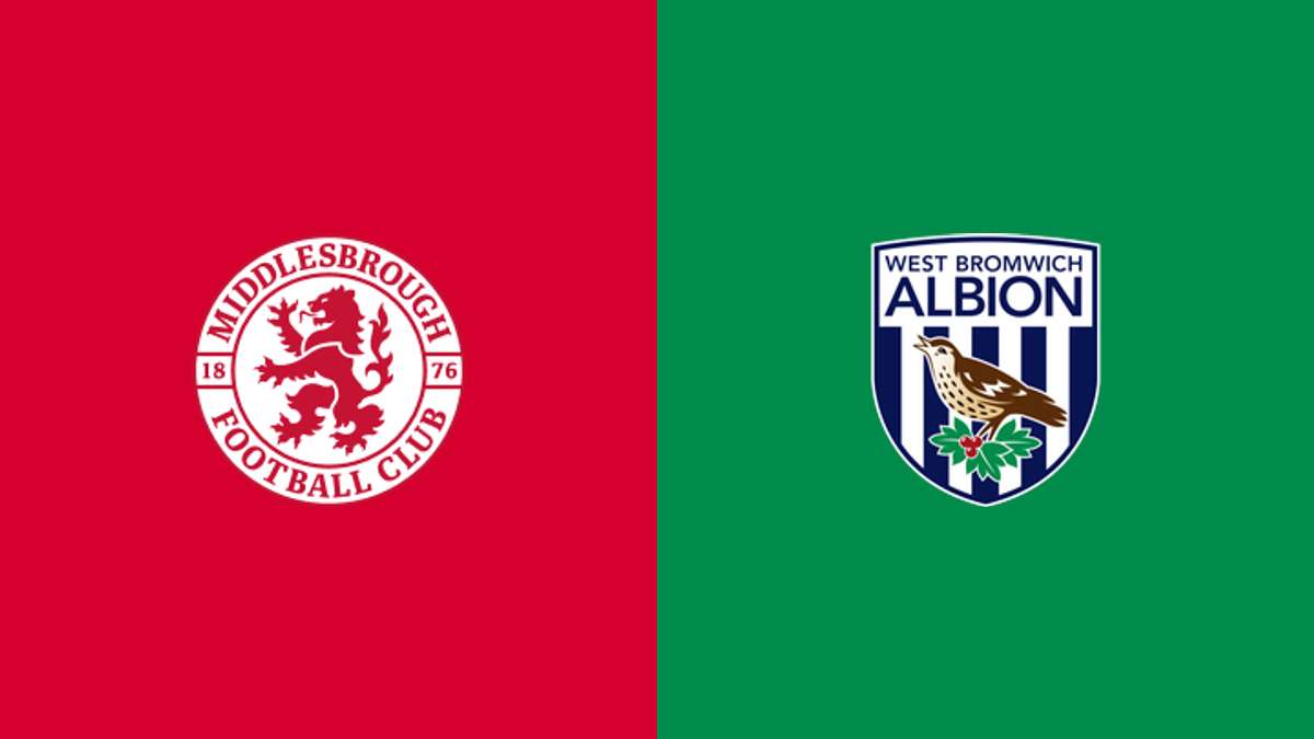Middlesbrough vs West Bromwich Albion
