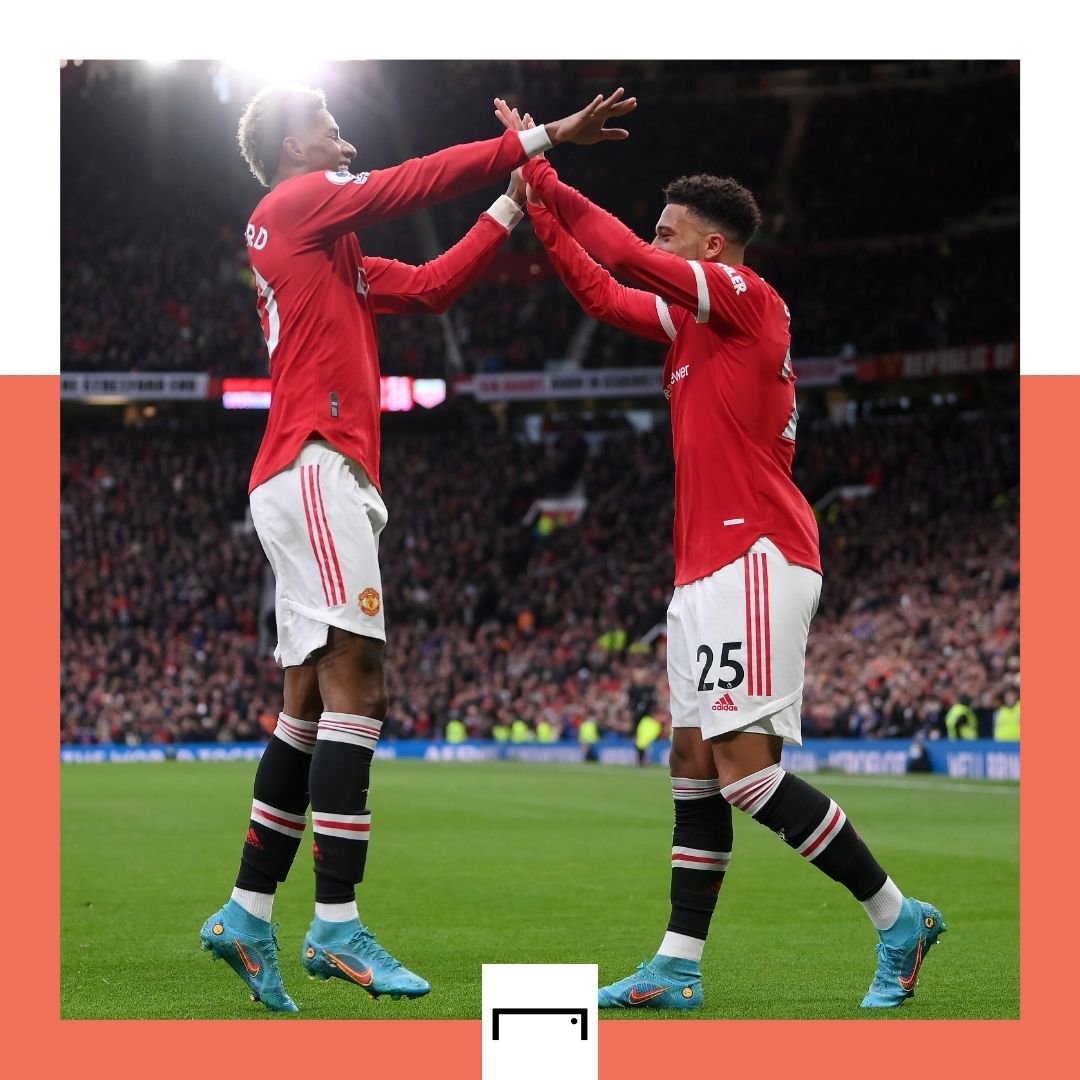 Jadon Sancho Marcus Rashford Manchester United GFX 