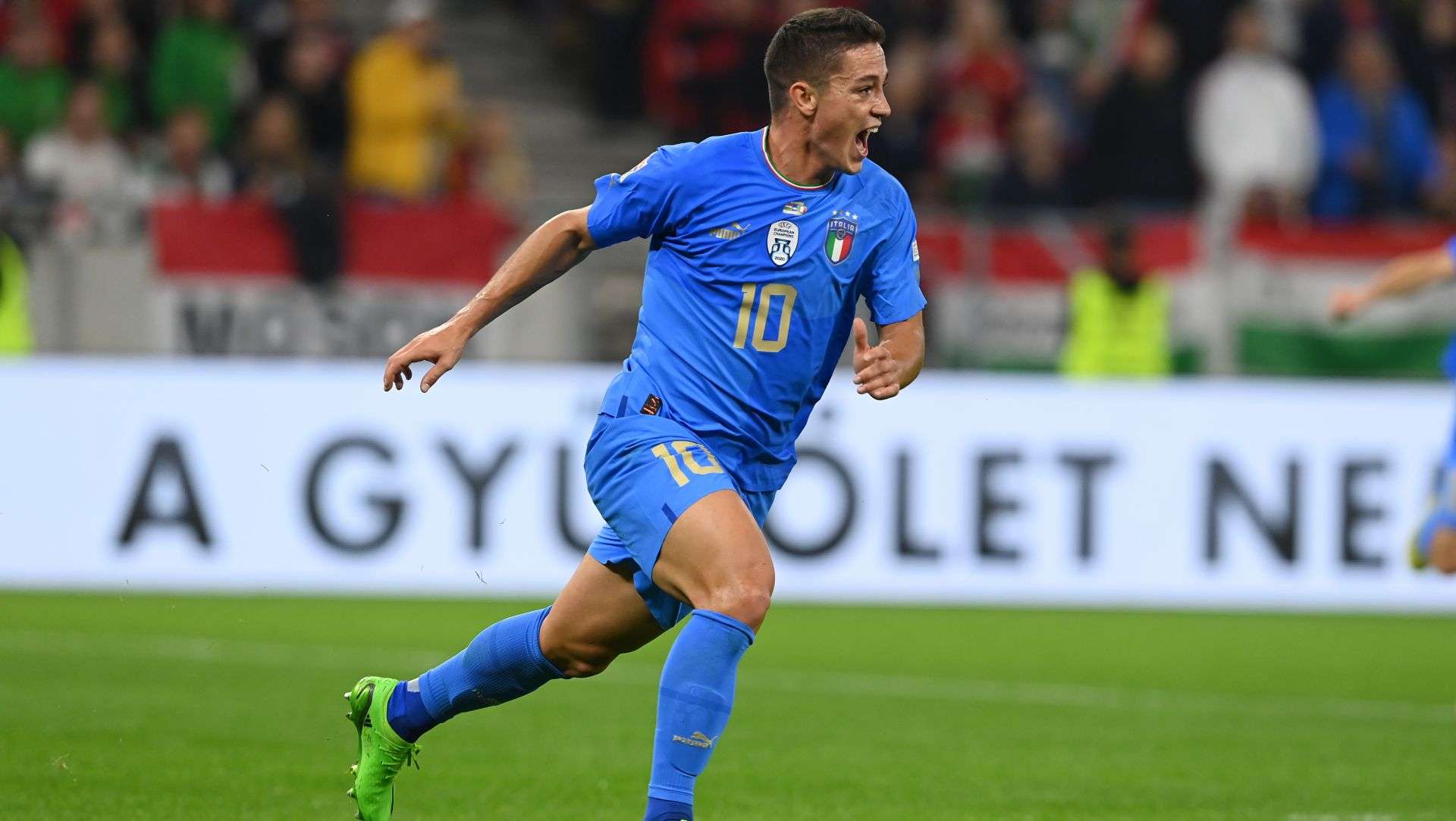 Raspadori Hungary Italy 2022