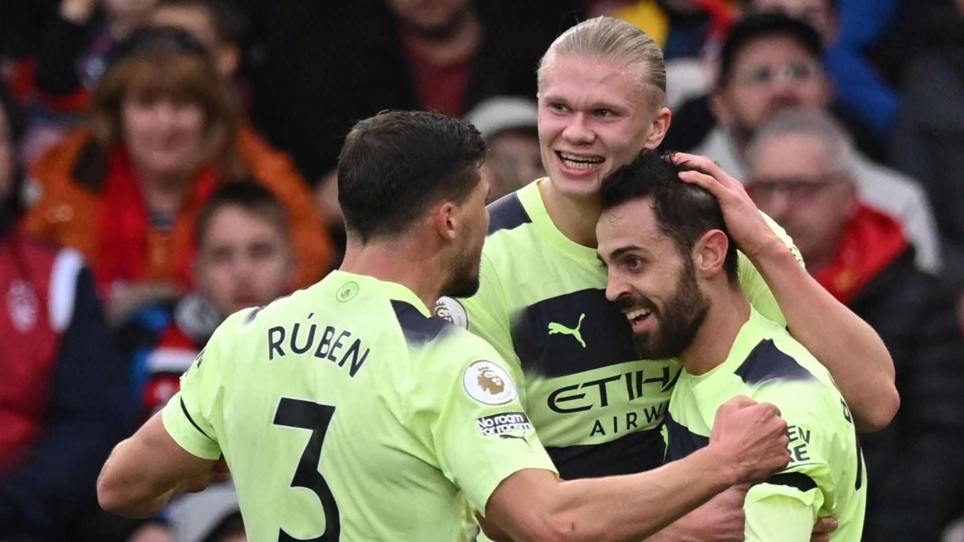 Erling Haaland Bernardo Silva Manchester City 2022-23