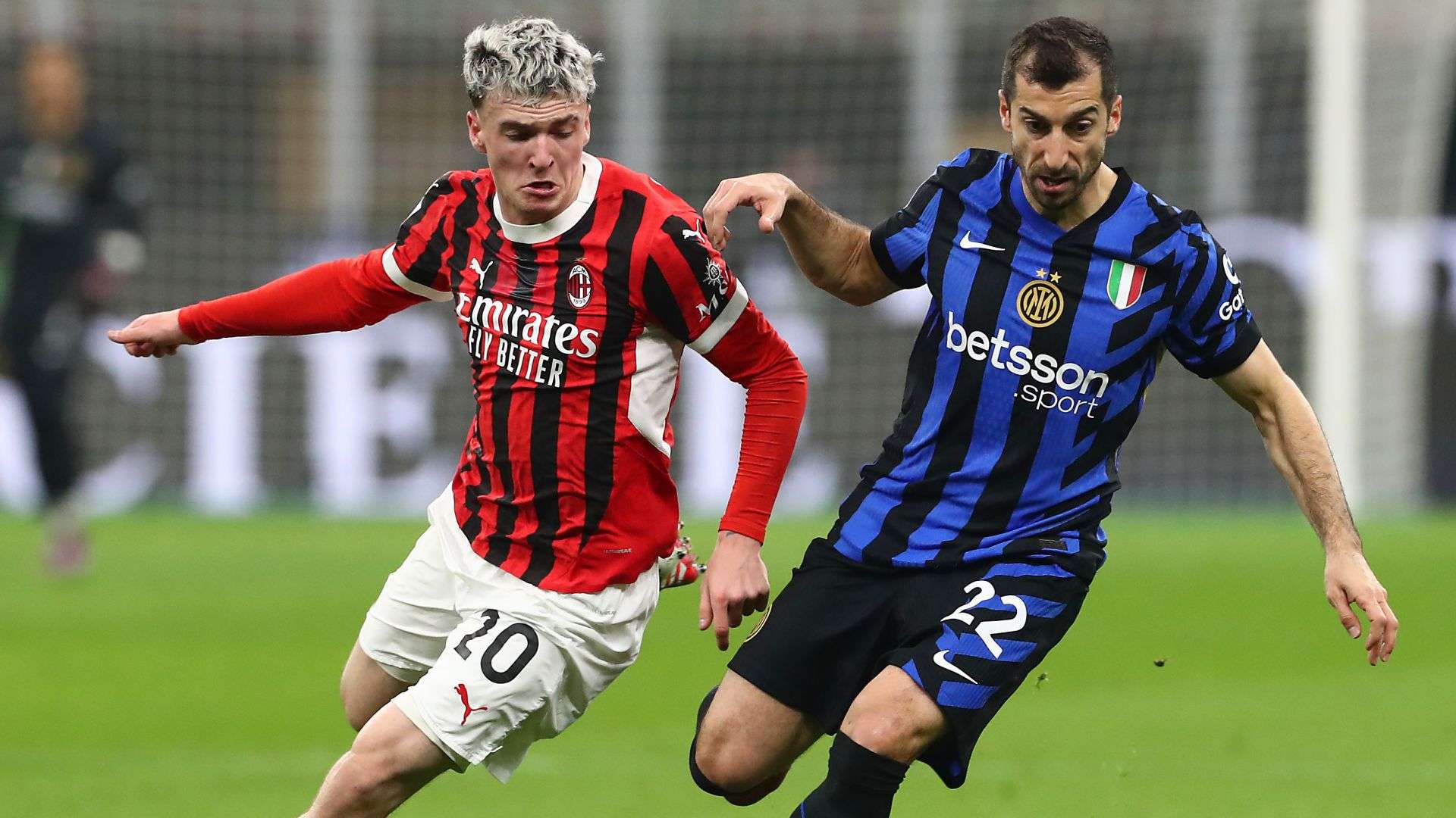 Henrikh Mkhitaryan Alex Jimenez Milan Inter Serie A