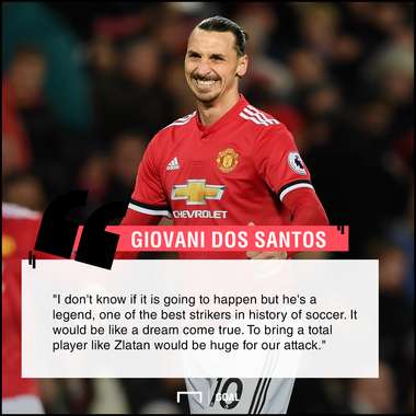 Zlatan Ibrahimovic Gio Dos Santos LA Galaxy dream