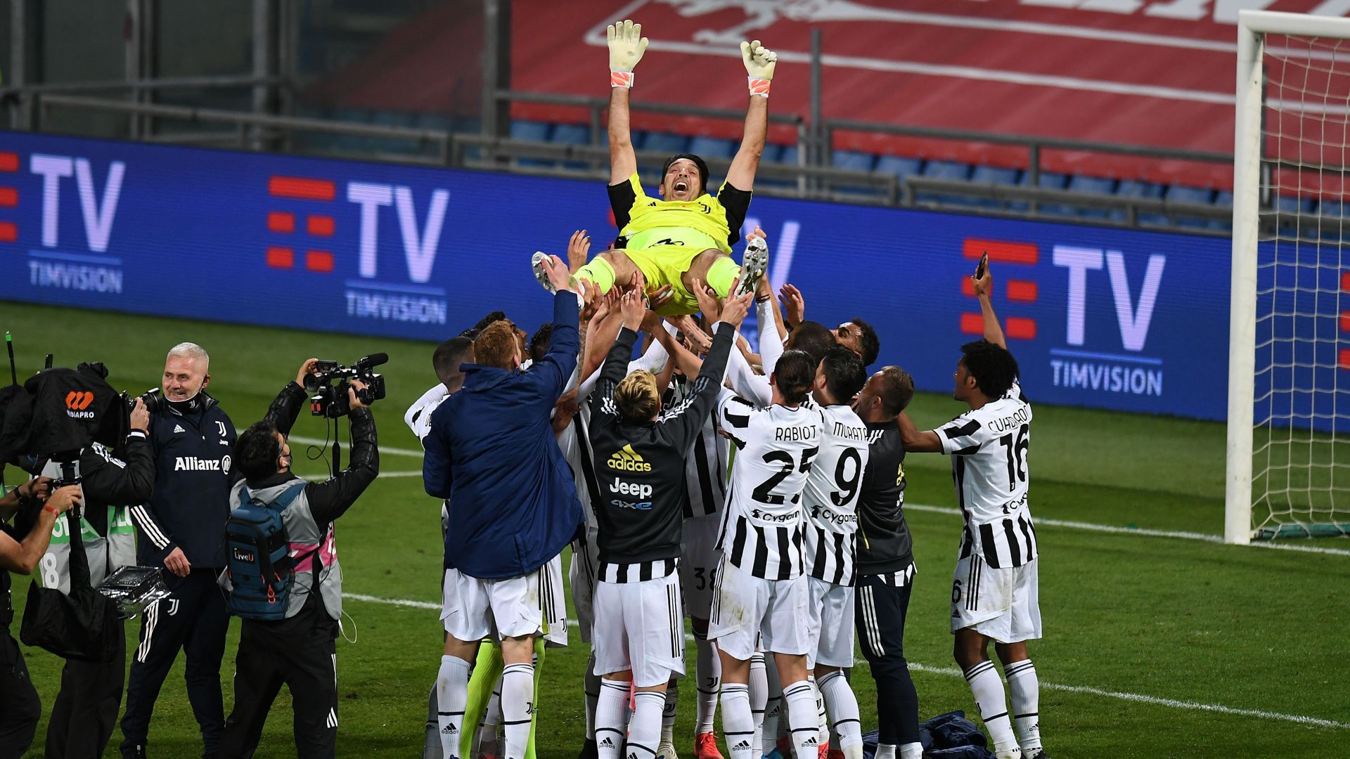 Gianluigi Buffon Atalanta Juventus Coppa Italia