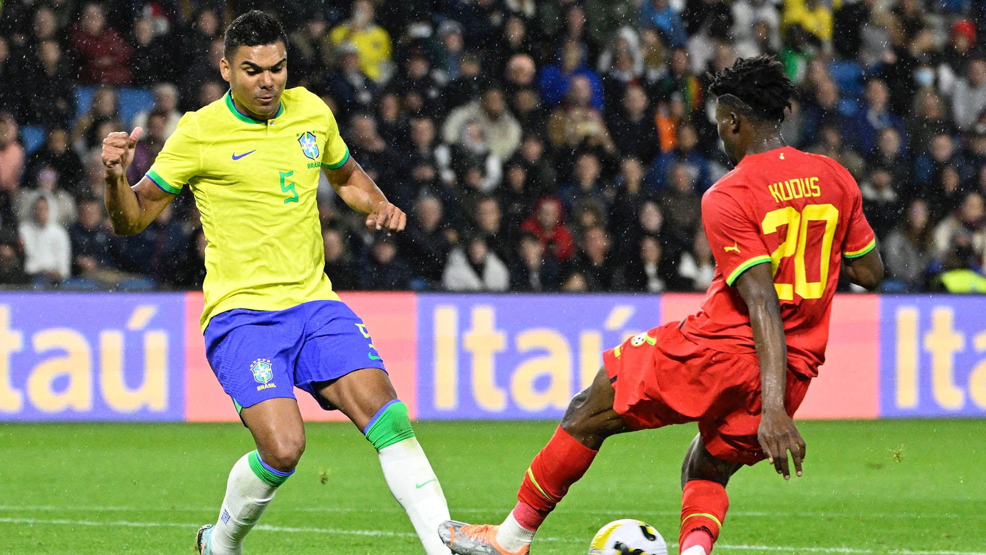 Casemiro, Kudus, Brazil v Ghana, Friendly, 23092022