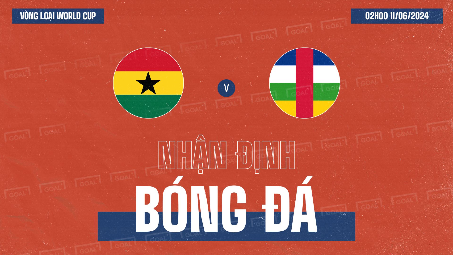 Ghana vs. Central African Republic World Cup Qualifying 2024 GFX