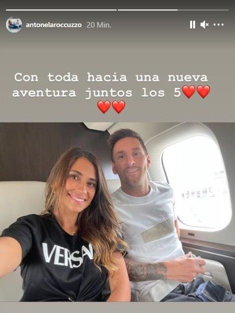 Messi Insta Story
