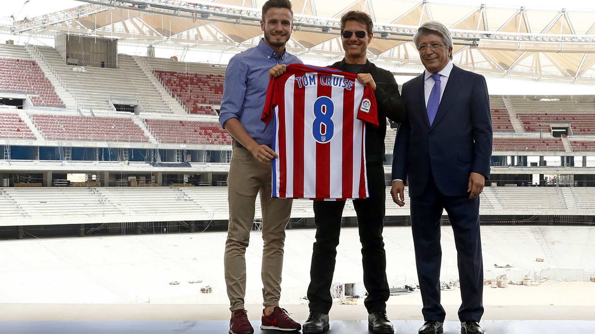 Atltico de Hollywood Tom Cruise en el Wanda Metropolitano