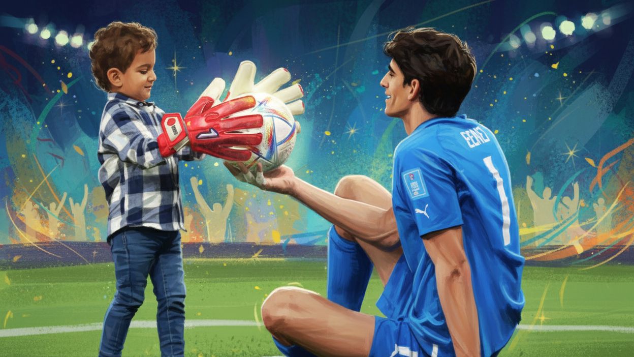 Yassine Bounou & His son GOAL ONLY