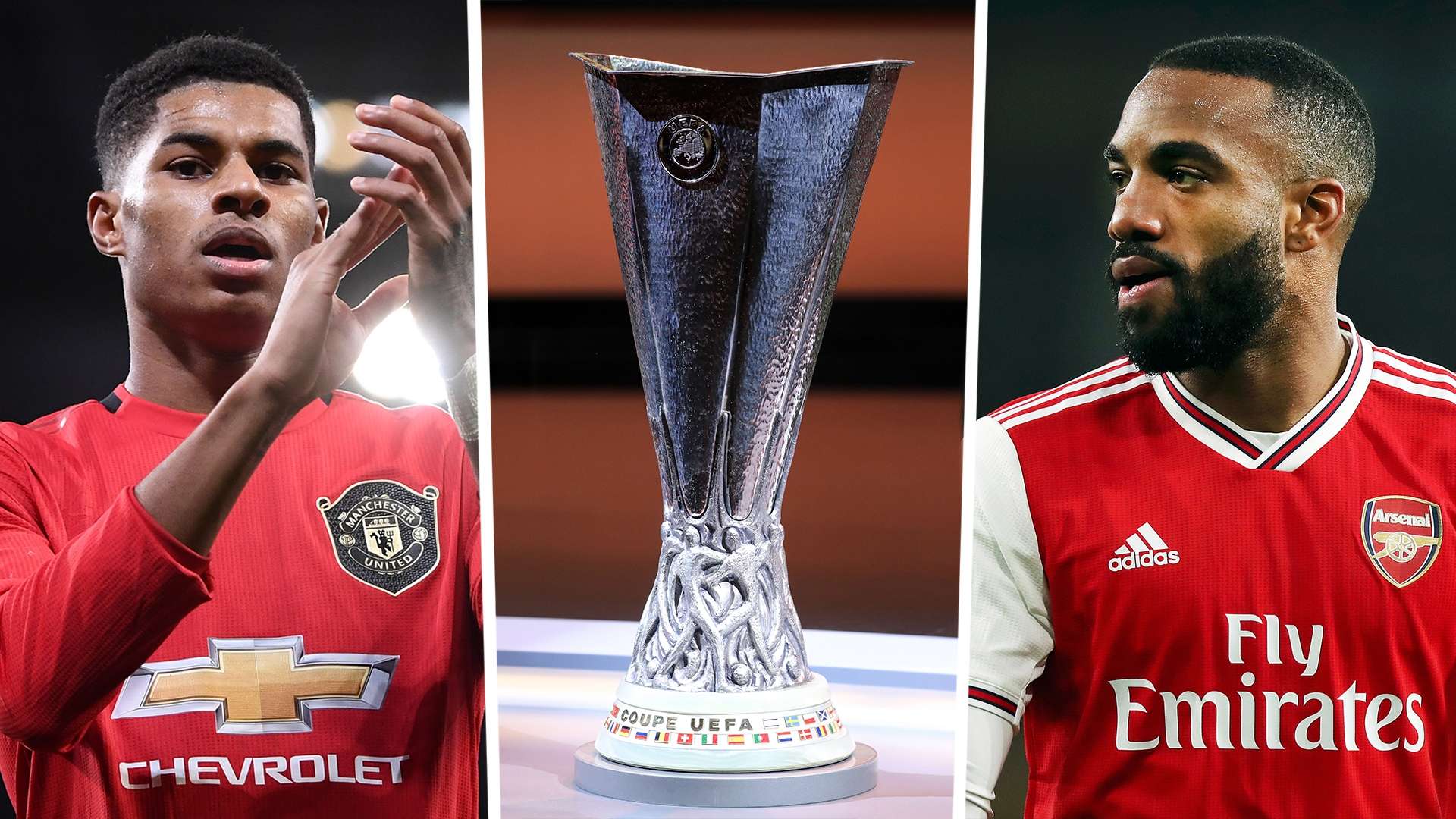 Marcus Rashford Alexandre Lacazette GFX