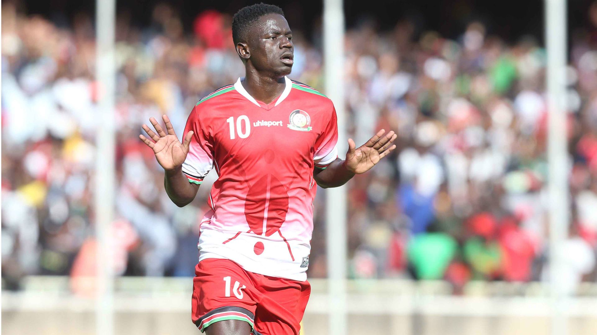 Eric Johanna of Kenya and Harambee Stars.