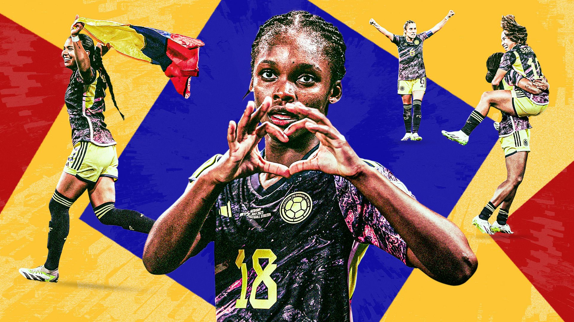 Colombia Women's World Cup feature graphic