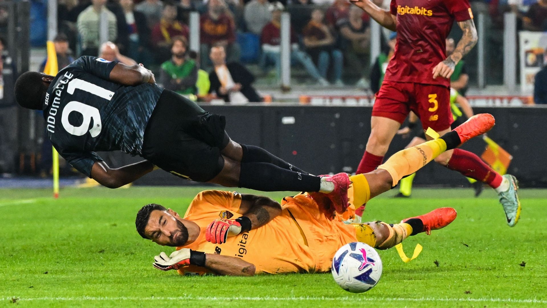 Ndombele Rui Patricio Roma Napoli Serie A