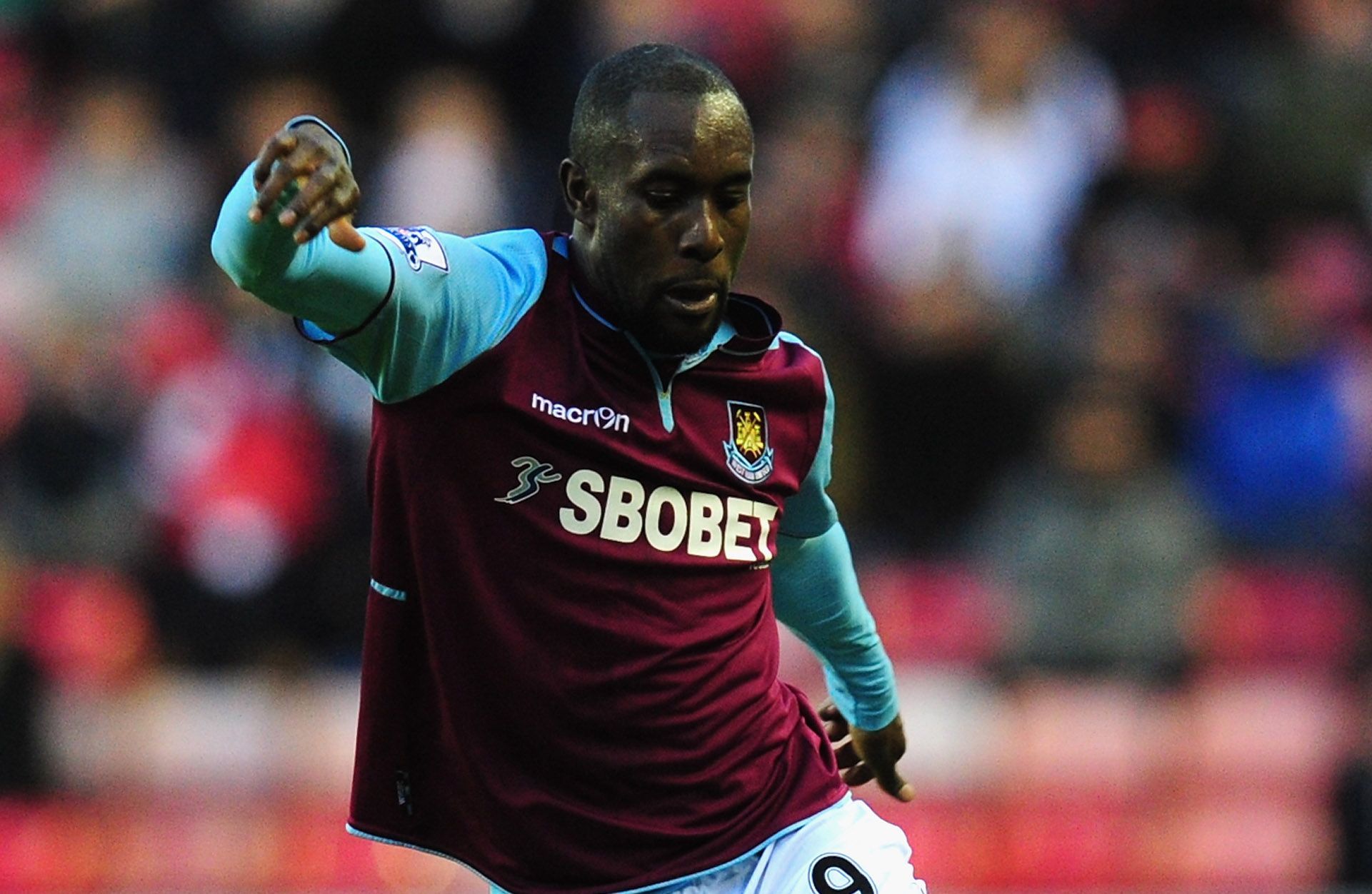 West Ham United striker Carlton Cole