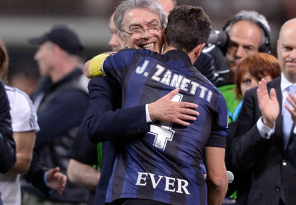 Moratti saluta capitan Zanetti