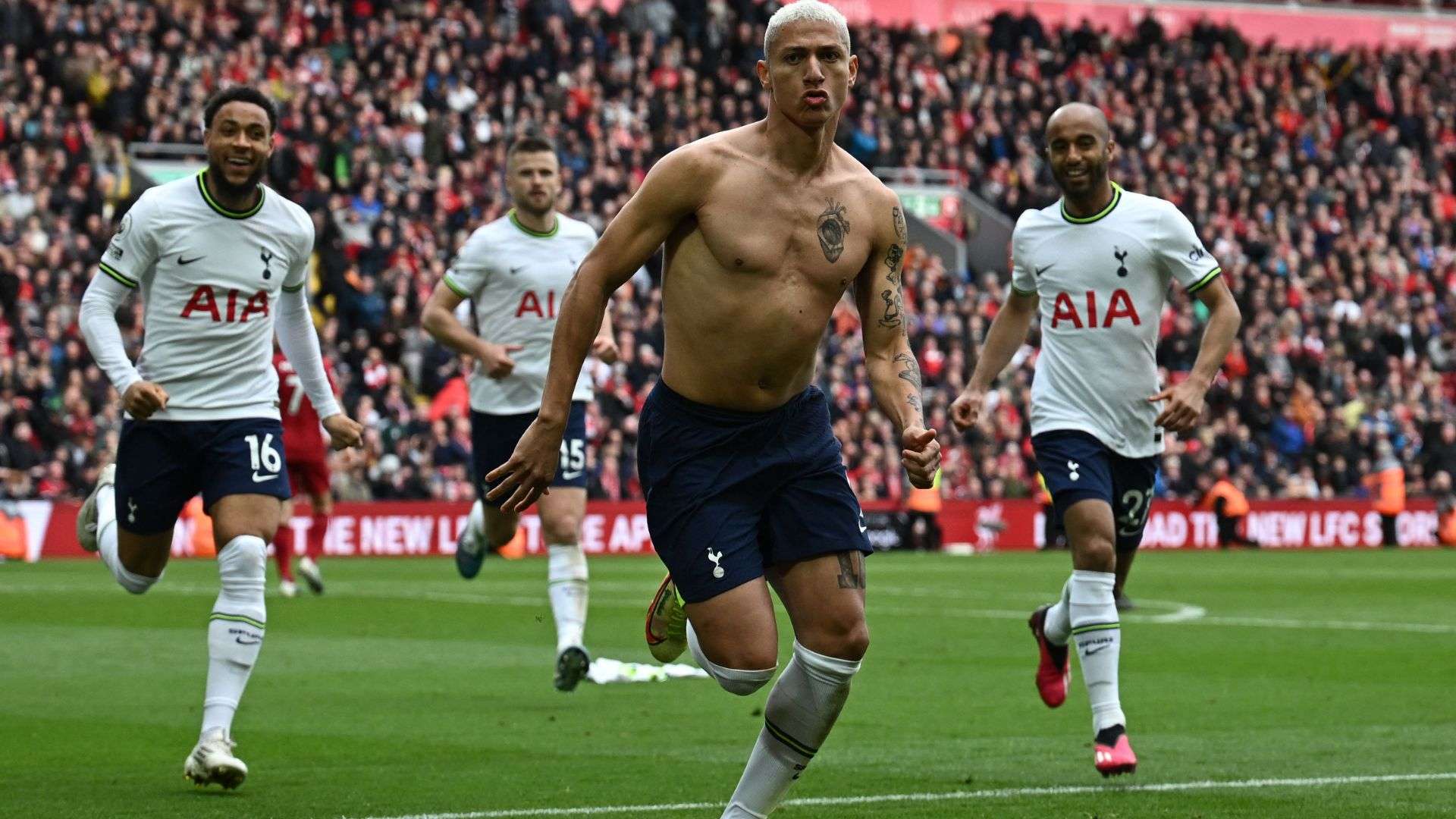 Richarlison Lucas Liverpool Tottenham Hotspur Alfiend Premier League 30 04 2023