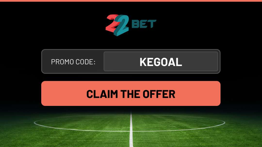 22bet promo code banner