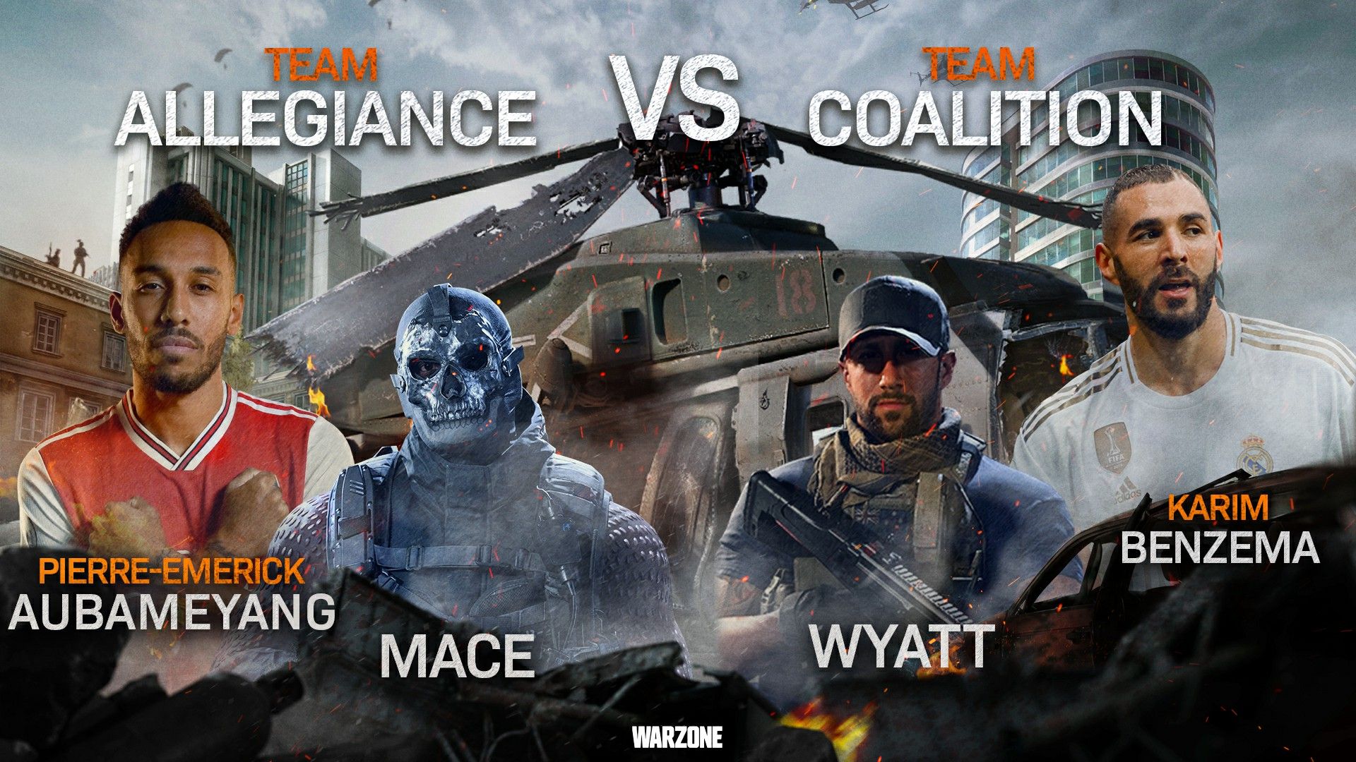 Warzone - Benzema vs Aubameyang
