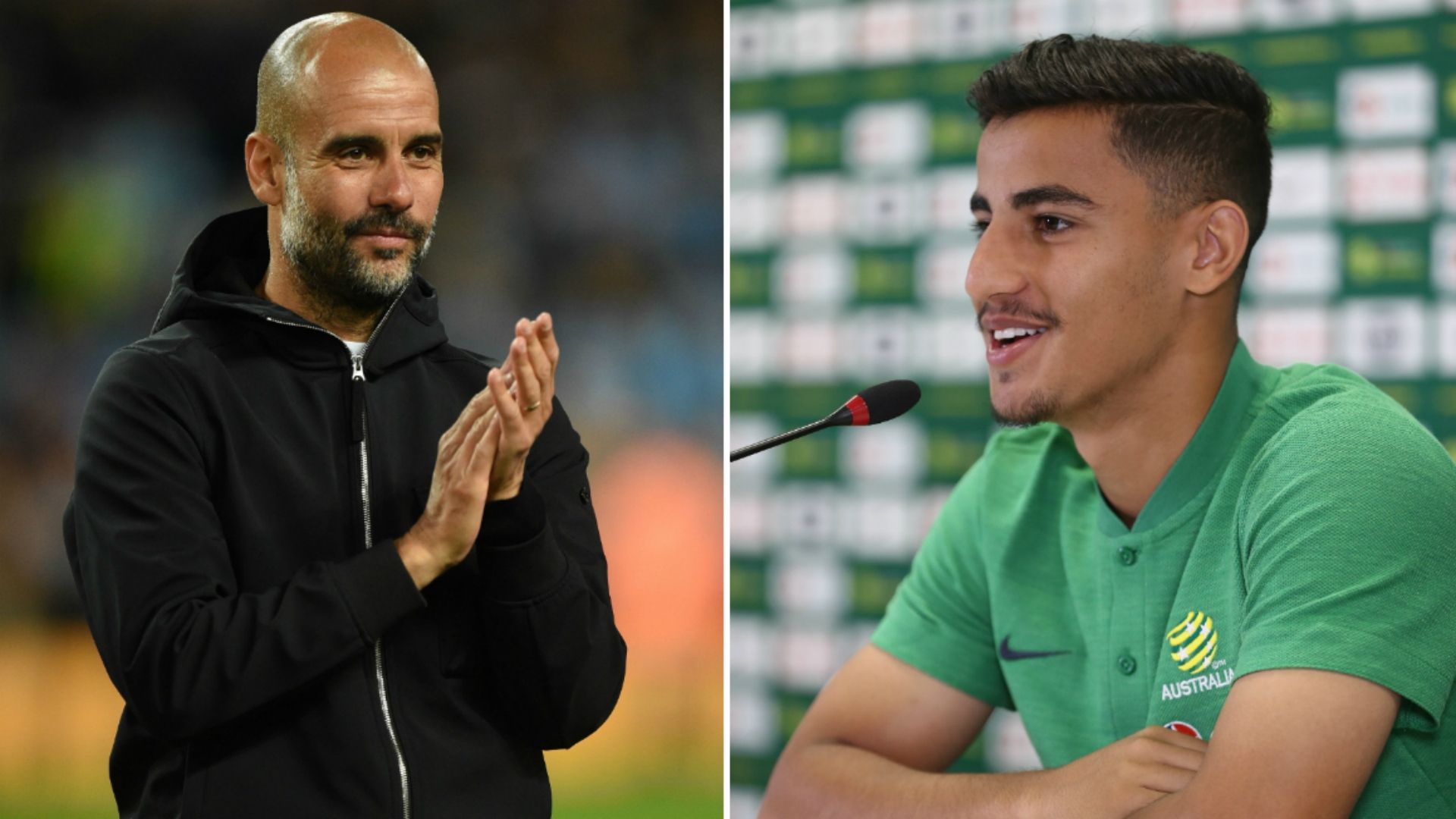 Pep Guardiola/ Daniel Arzani