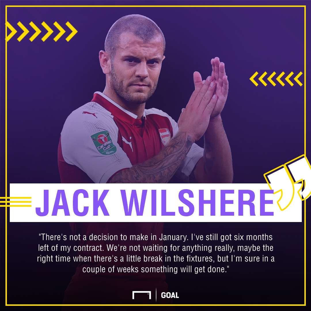 Jack Wilshere Arsenal contract wait