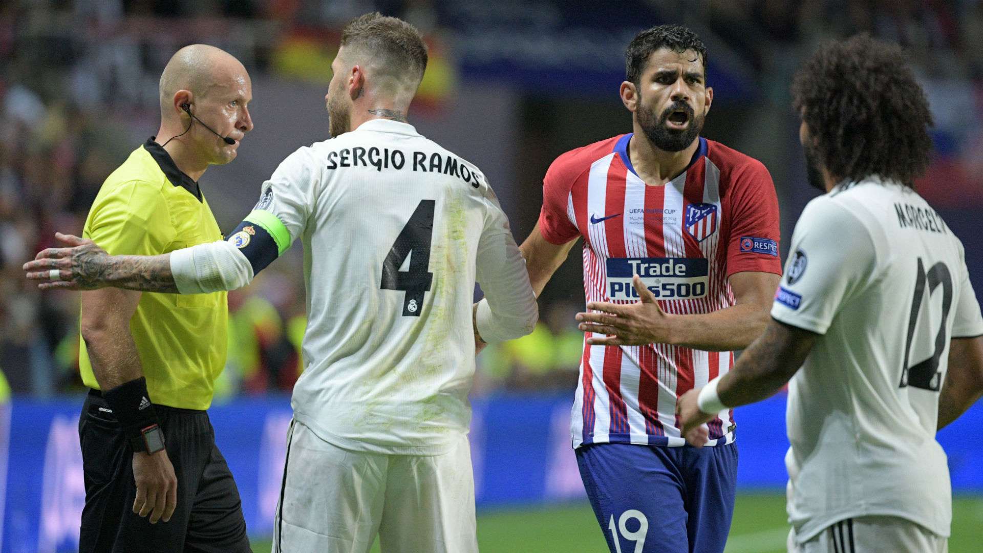 Marciniak Atletico Madrid Real Madrid 2018
