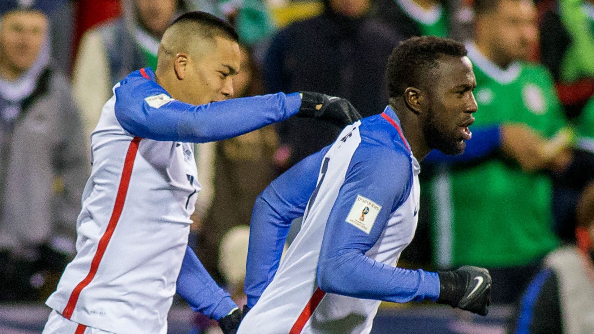 Jozy Altidore Bobby Wood USA Mexico 11112016