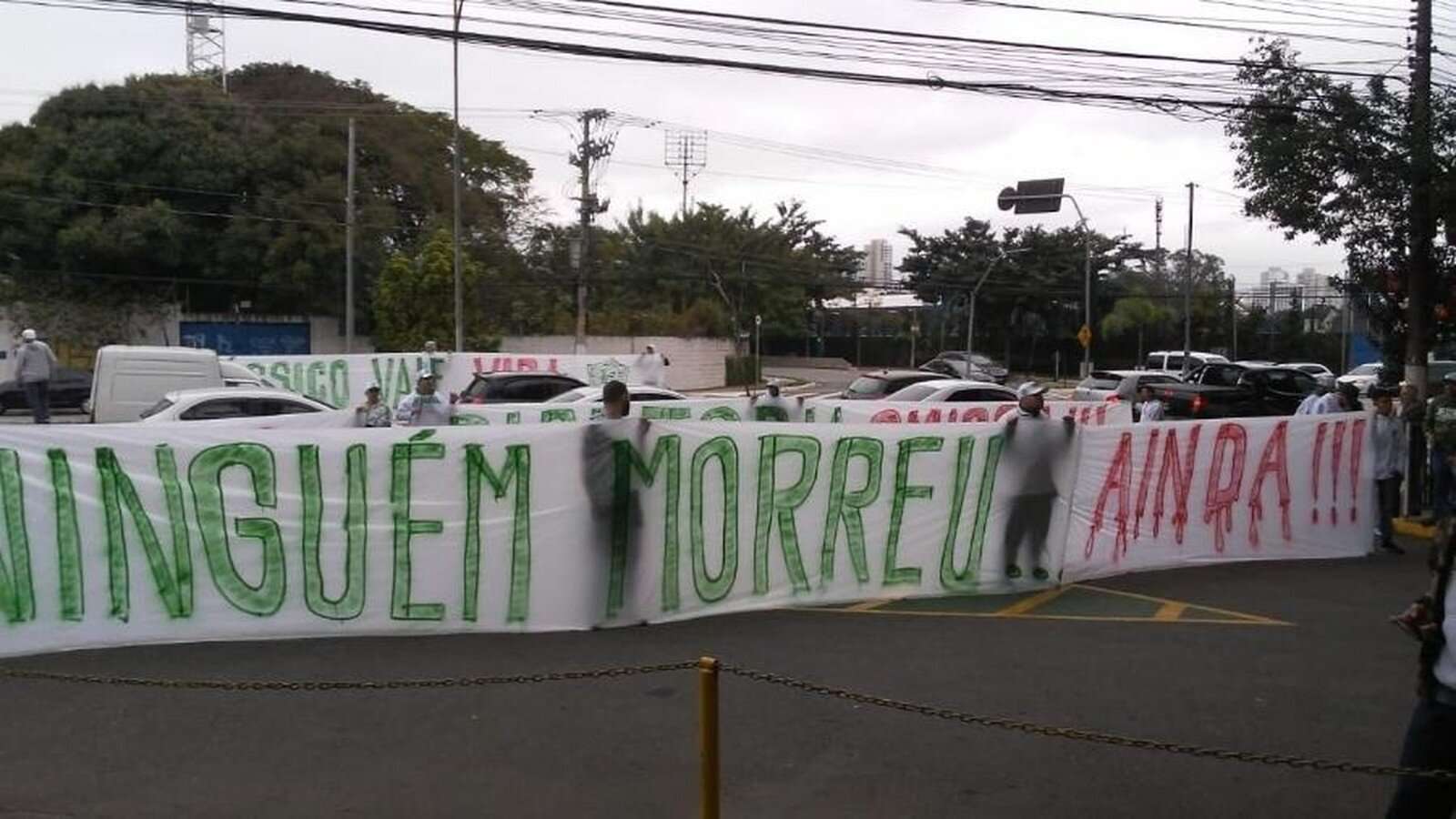Palmeiras torcida protesto 03082019