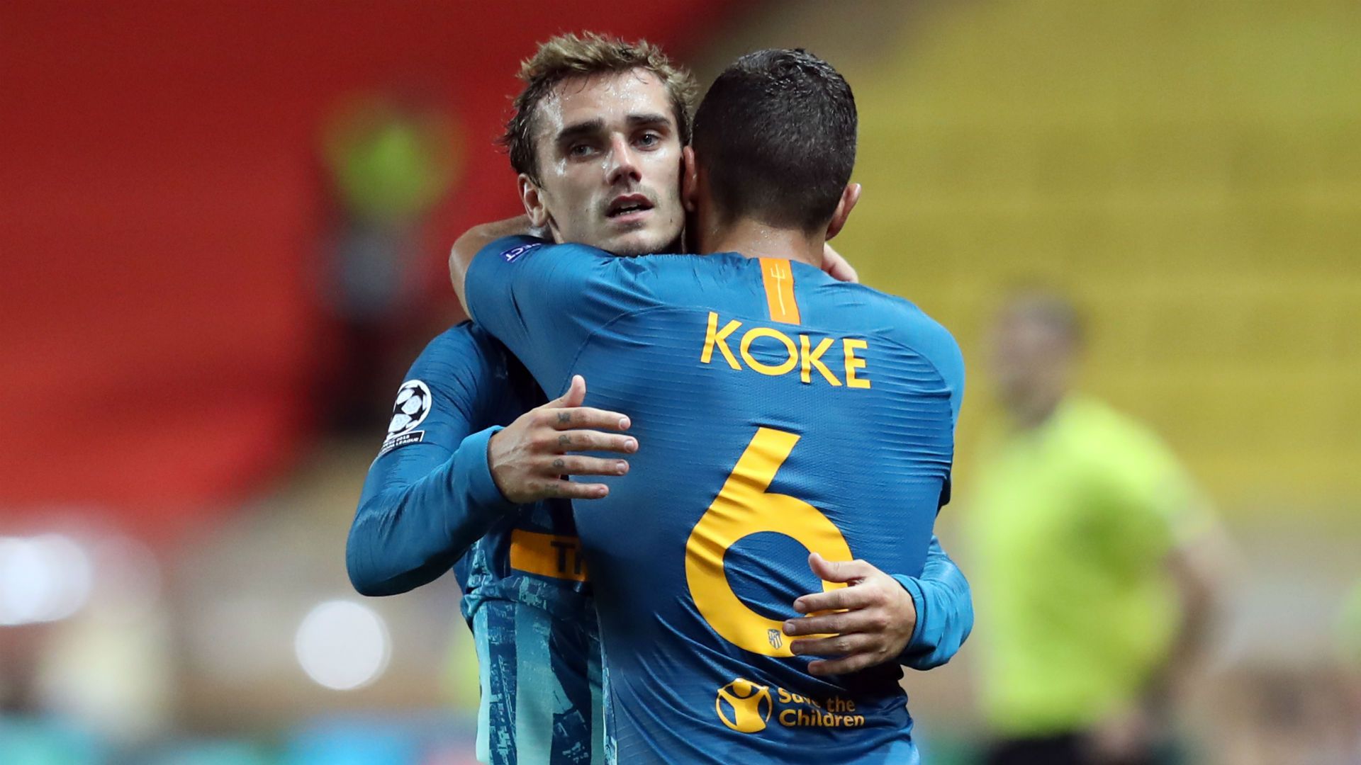 Antoine Griezmann Koke Atletico Madrid Champions League 2018