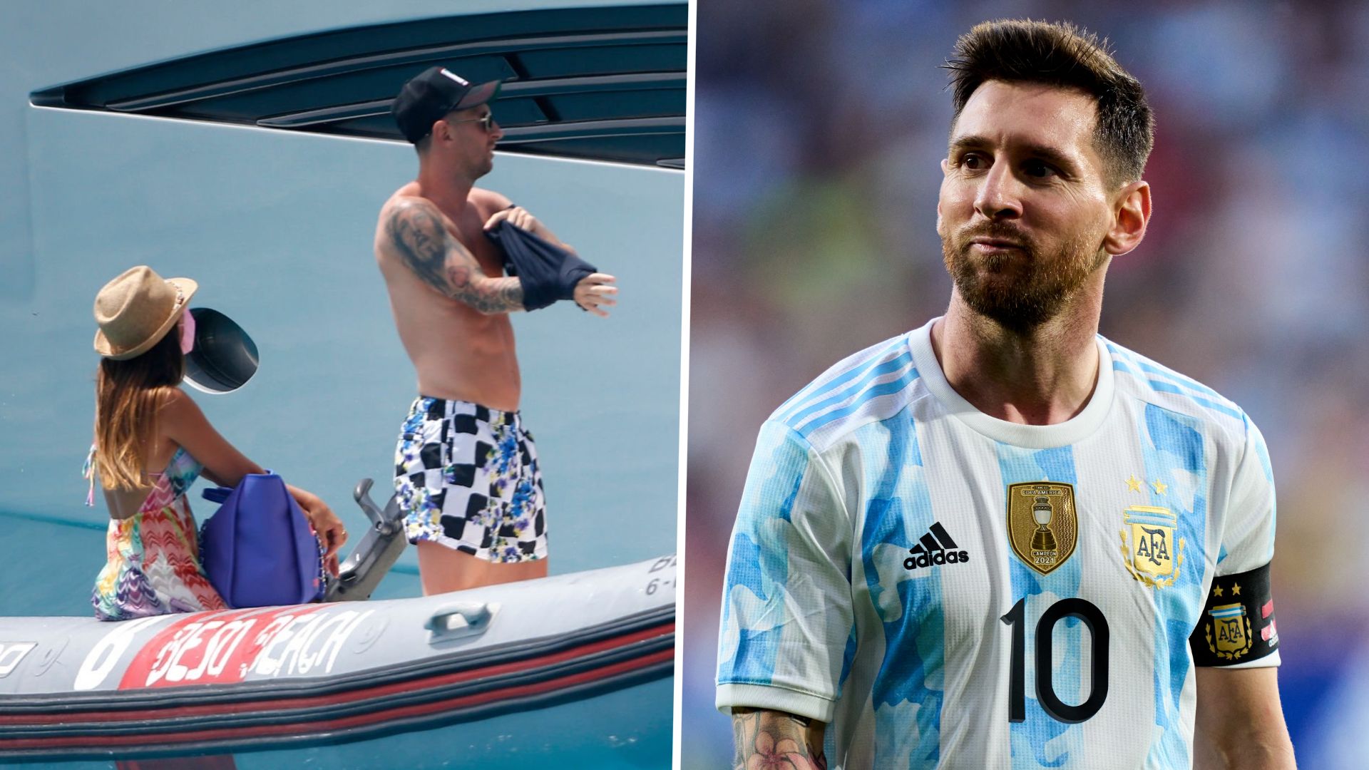 Lionel Messi vacation GFX