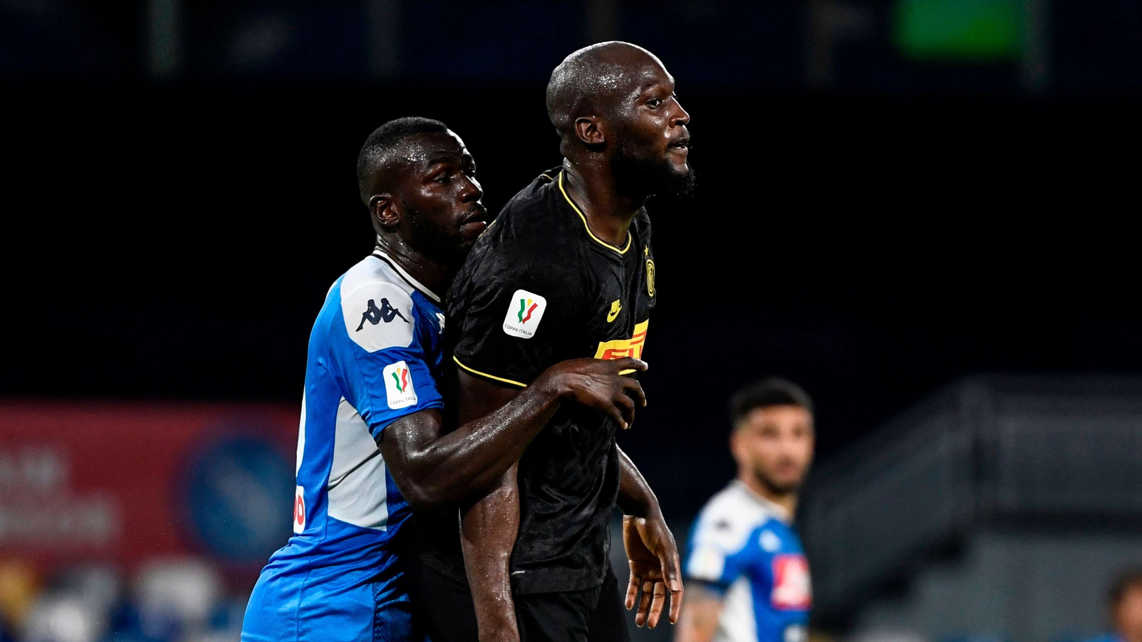 Kalidou Koulibaly Romelu Lukaku Napoli Inter Coppa Italia
