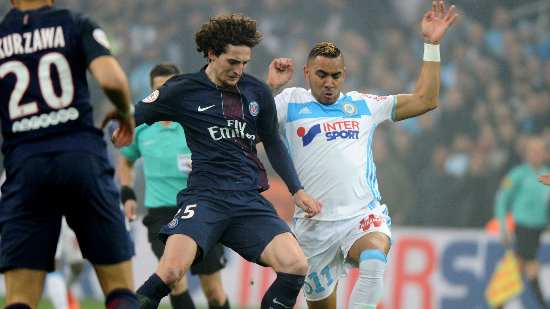Adrien Rabiot Dimitri Payet Marseille PSG Ligue 1 26022017