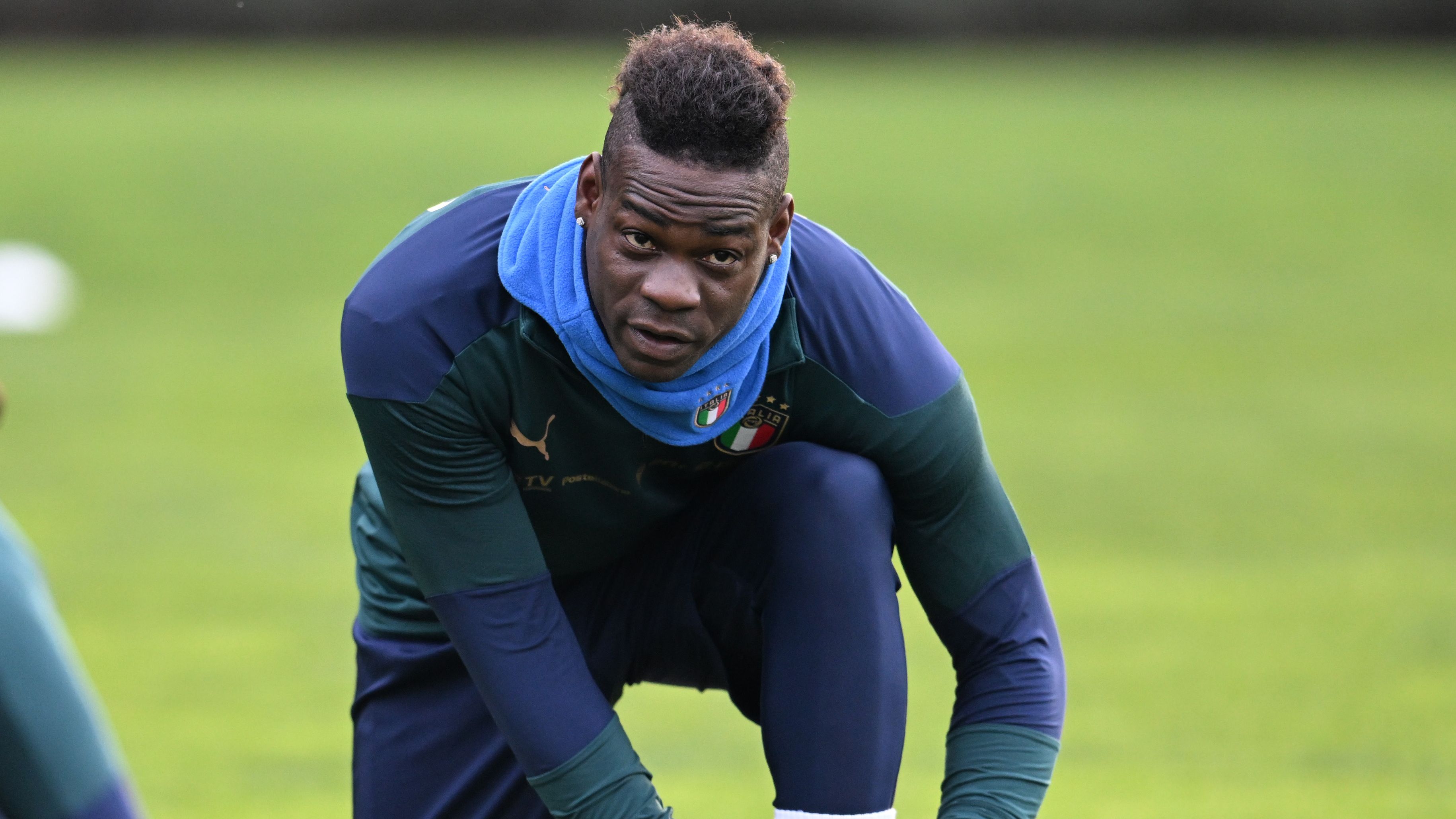 Mario Balotelli Italy National Team Training