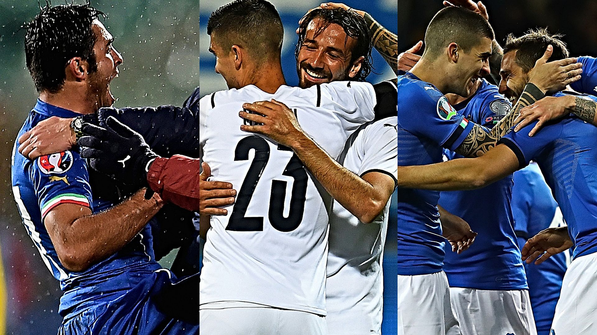 Italia rete esordio