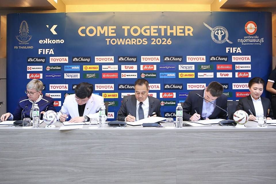 ส.บอล ลงนามความร่วมมือกับ ม.กรุงเทพธนบุรี และ รพ.ตำรวจ