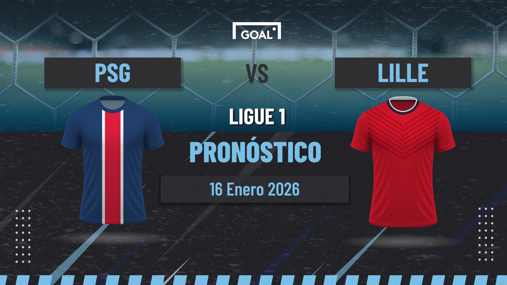PSG vs Lille Pronóstico y Apuestas Ligue 1 | 16/01/26