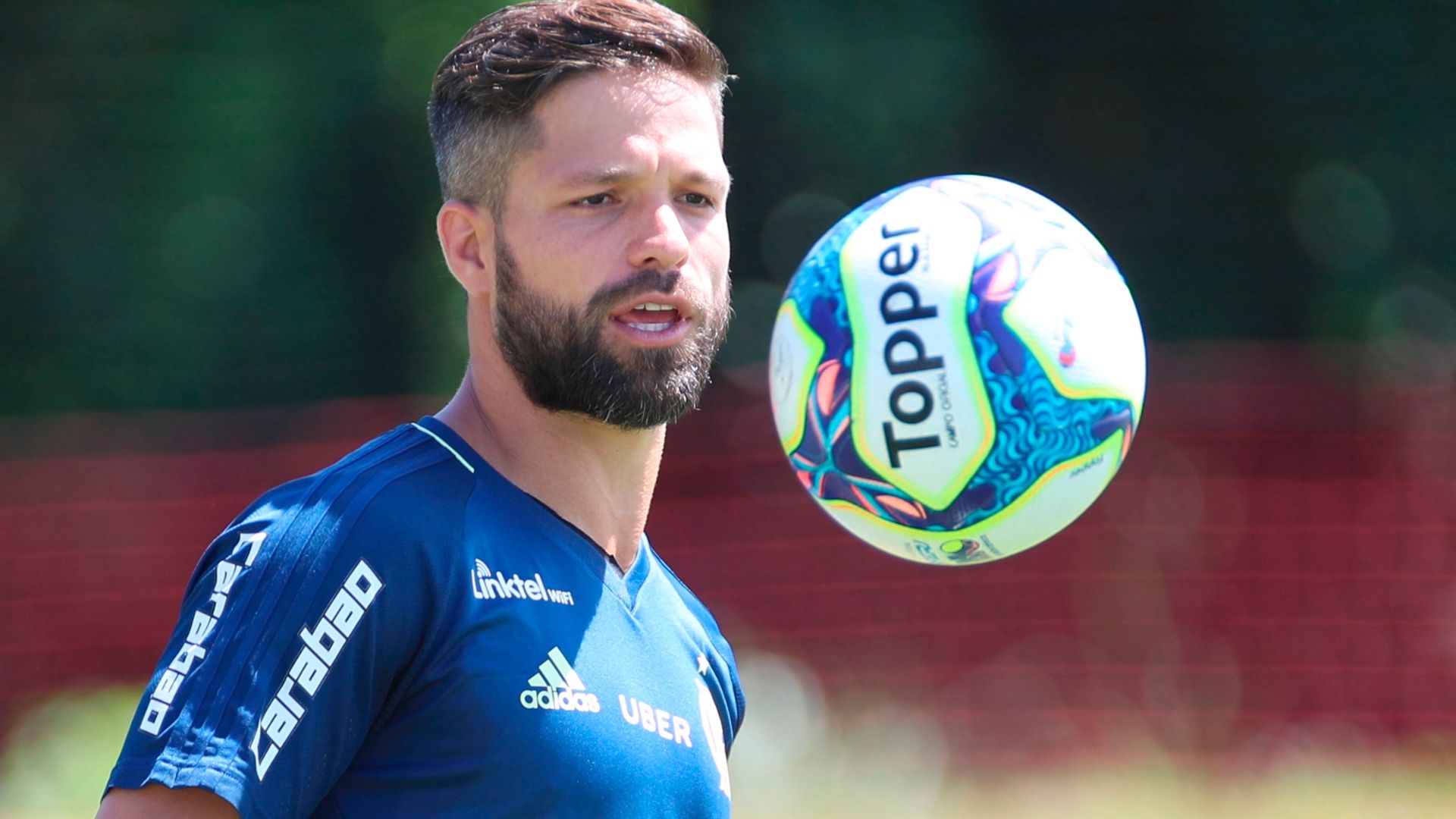 Diego Flamengo treino 01 03 17