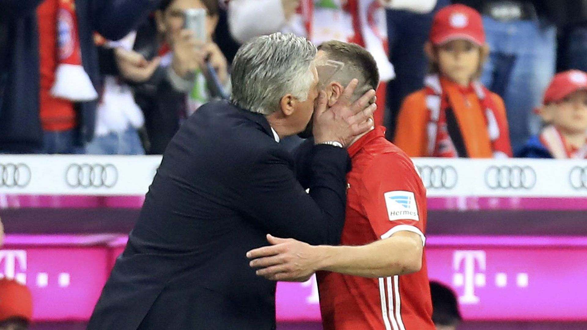 GER ONLY Ancelotti Ribery Kuss