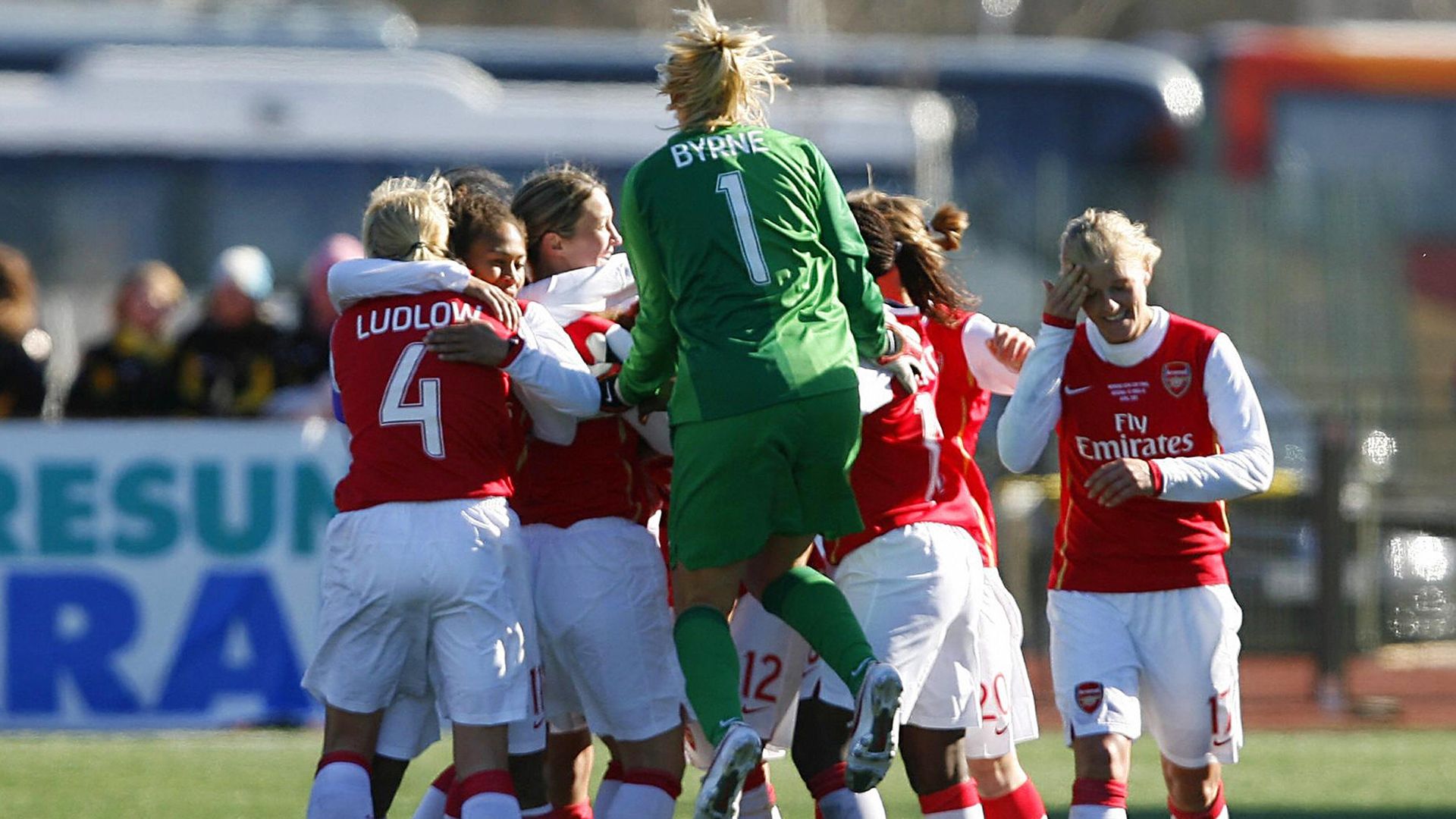 Emma Byrne Arsenal Quadruple