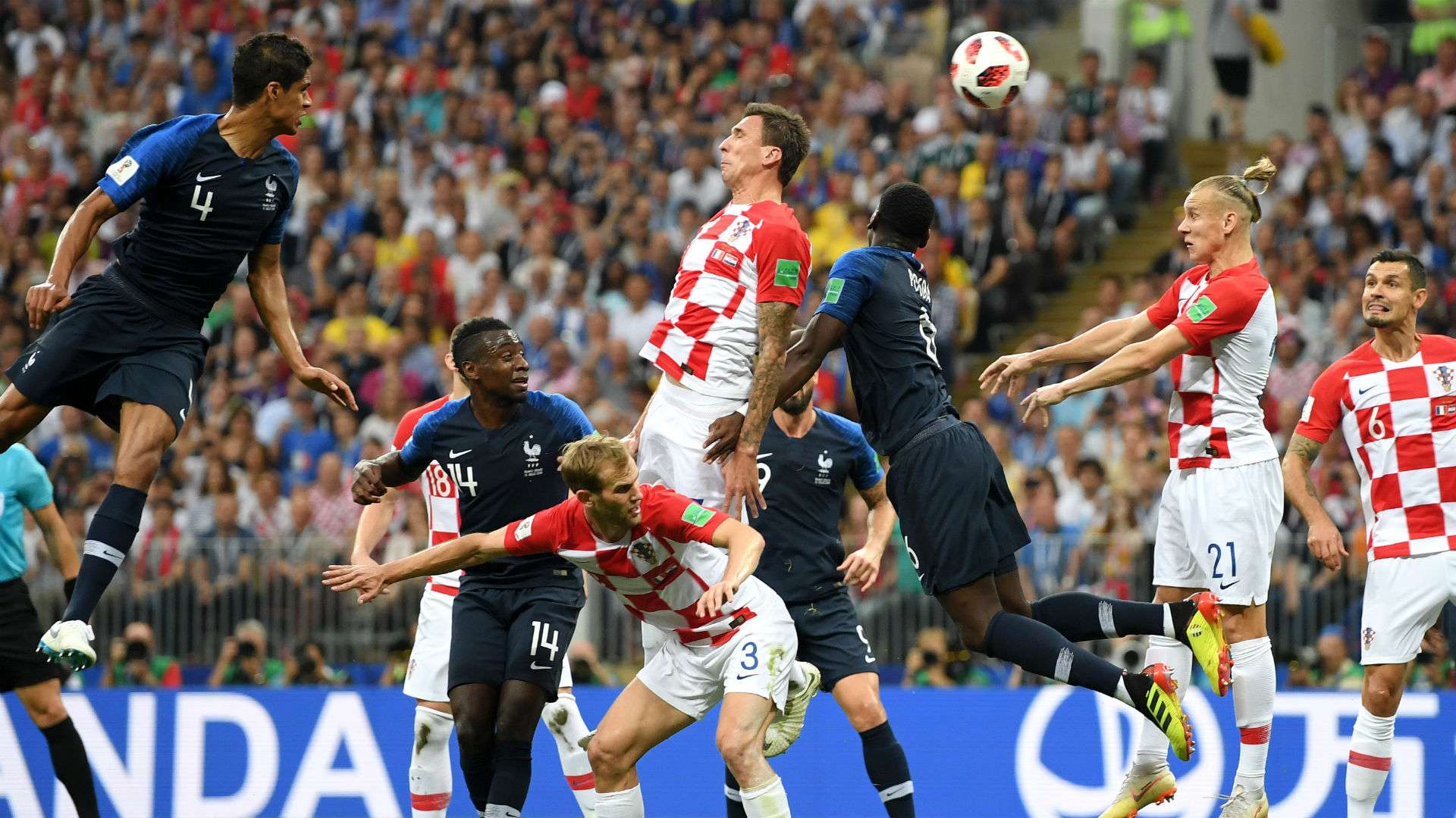 Mario Mandzukic Croatia France World Cup final