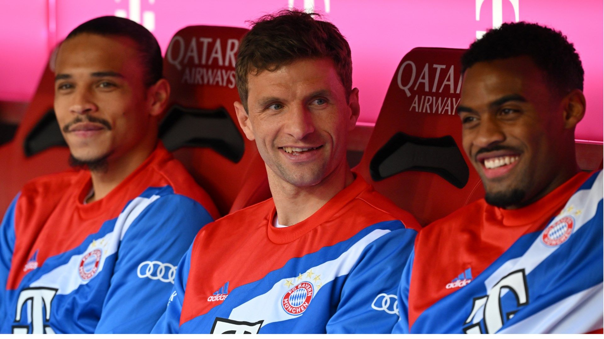 Leroy Sane Thomas Muller Ryan Gravenberch FC Bayern 2023