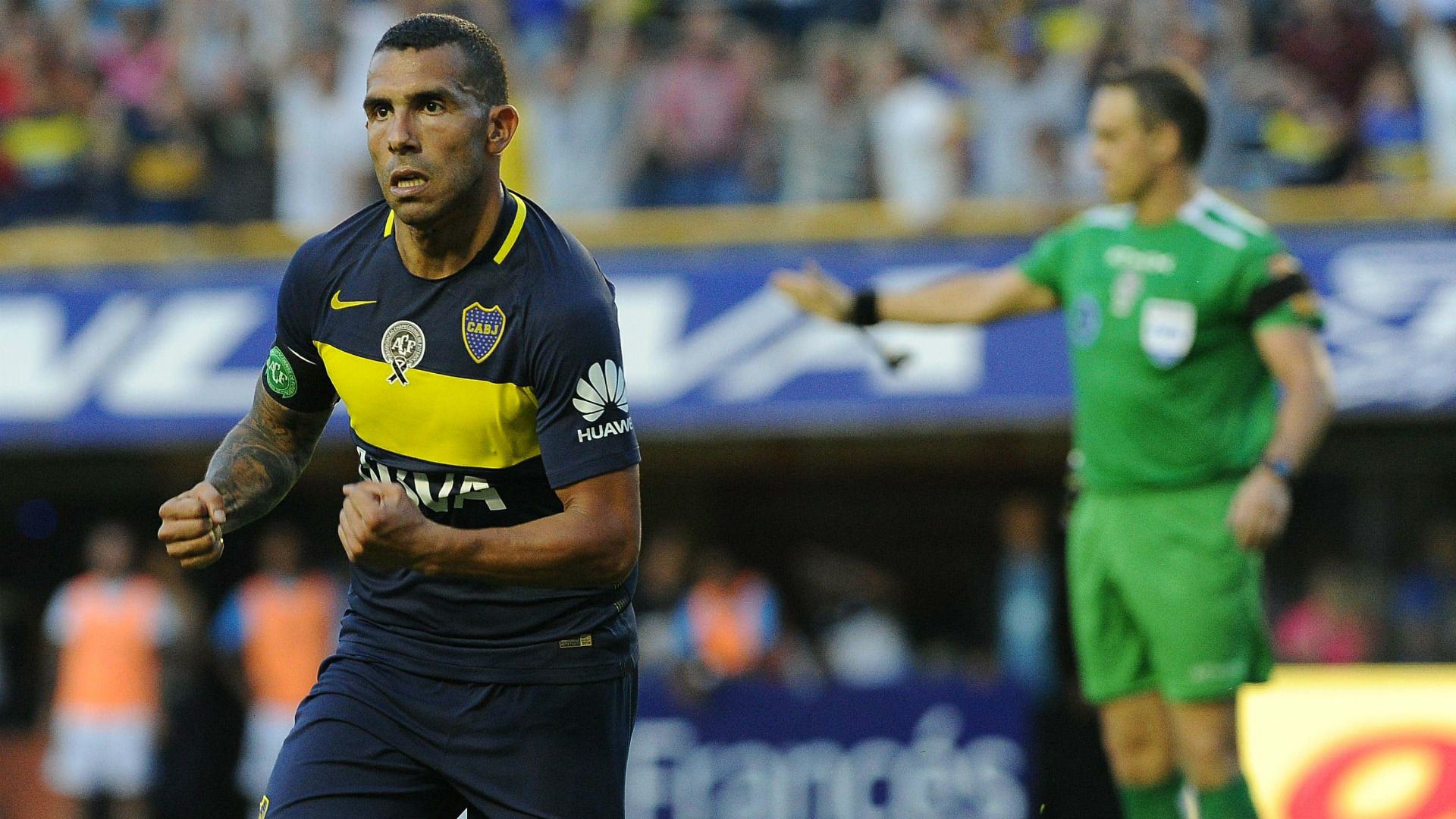 Carlos Tevez Boca Juniors Racing Primera Division 04122016