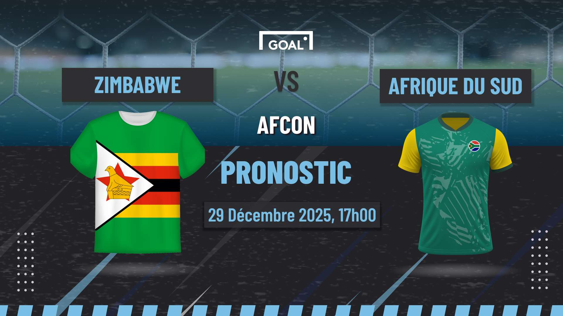 Pronostic Zimbabwe vs Afrique du Sud