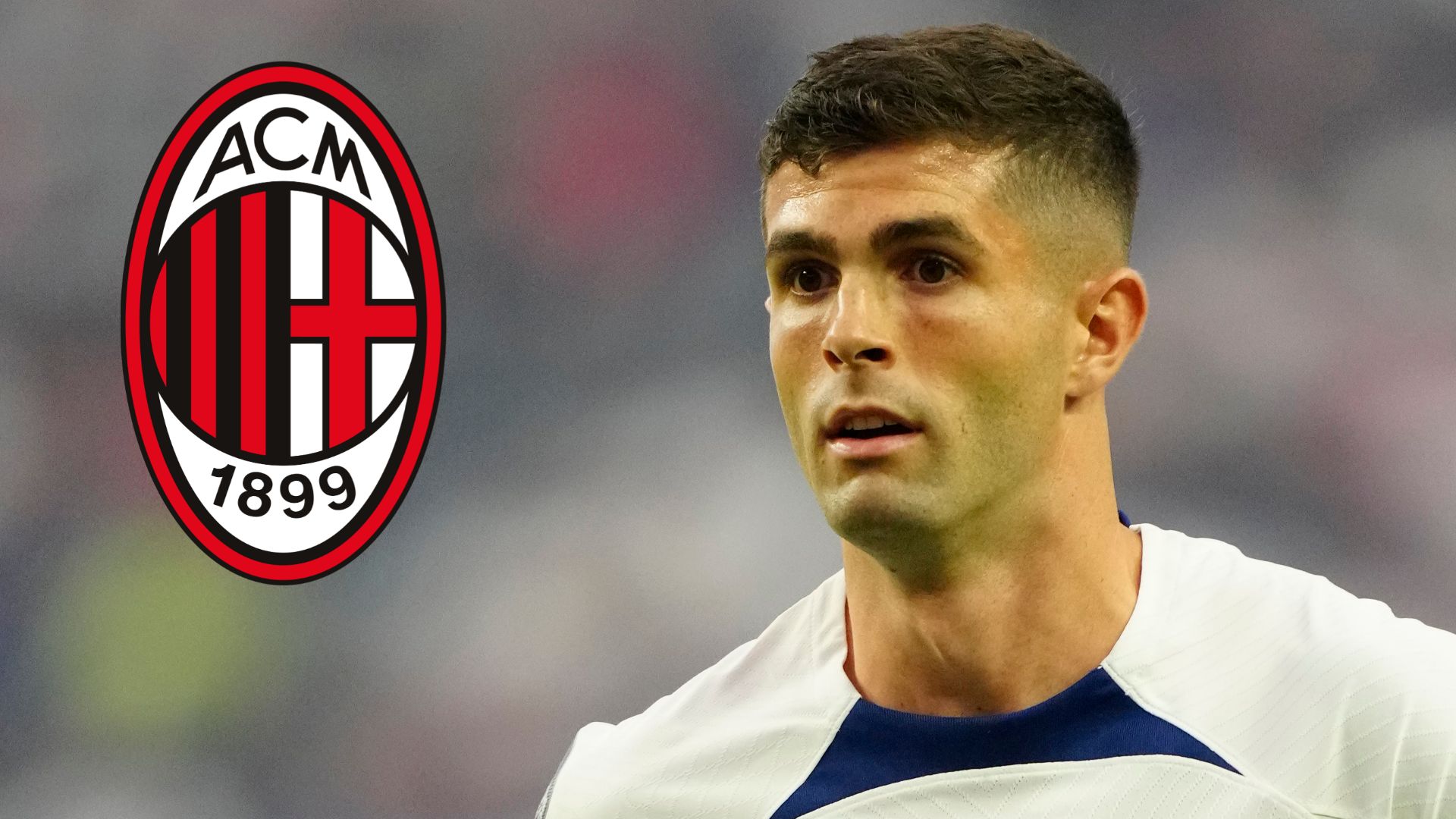 GFX Info Christian Pulisic AC Milan USMNT 2023