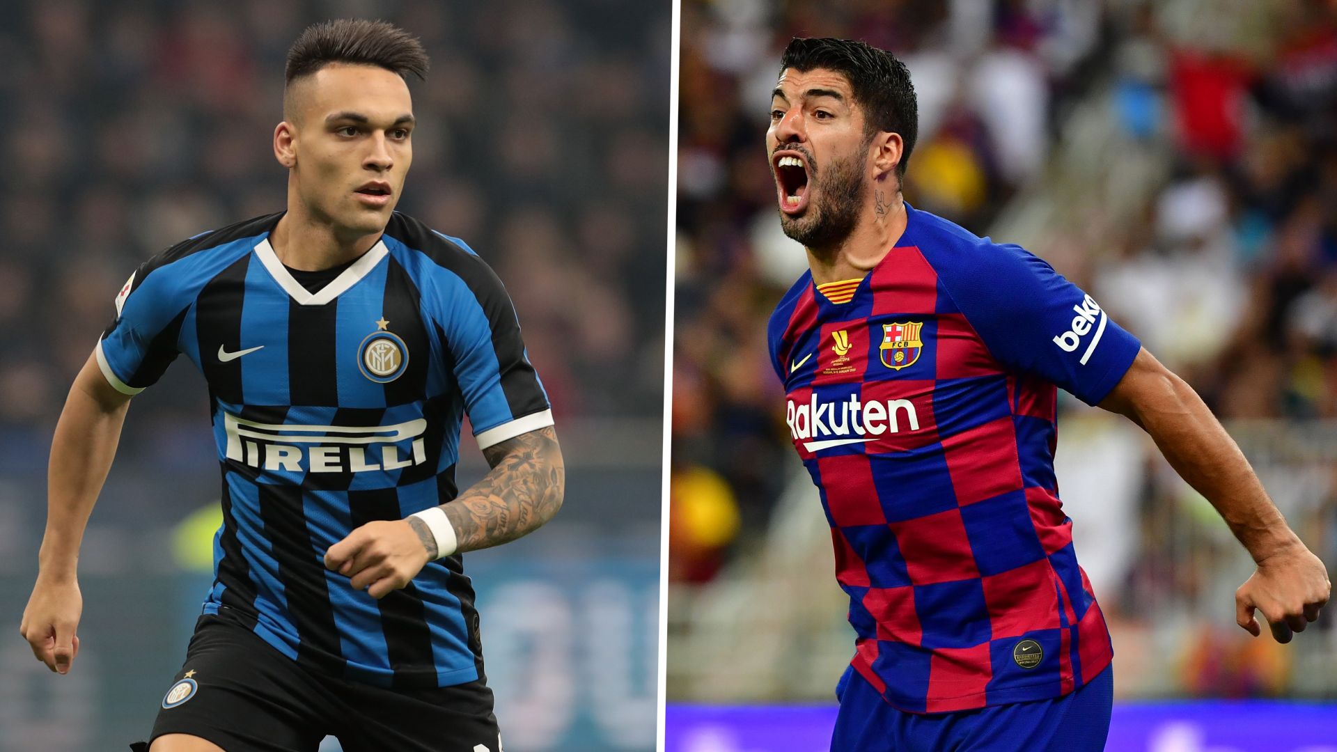 Lautaro Martinez Luis Suarez Inter Barcelona 2019-20 GFX