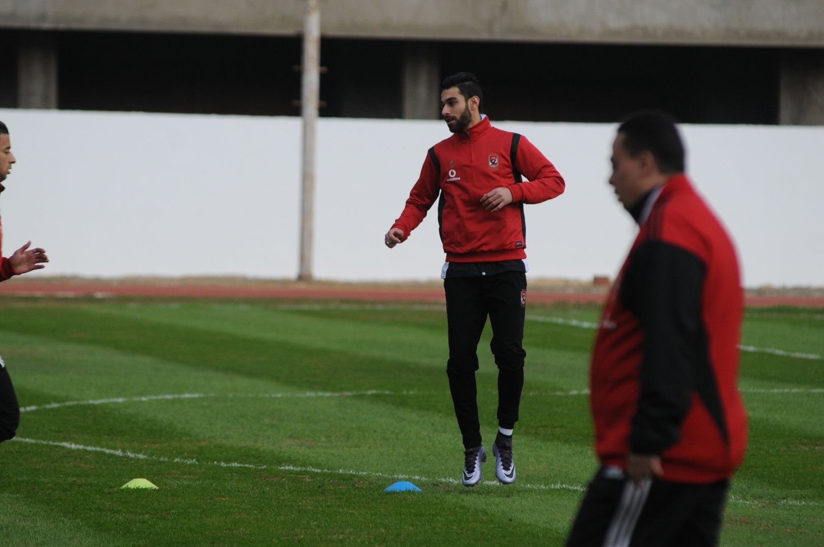 Amr Al Sulaya - Al Ahly training