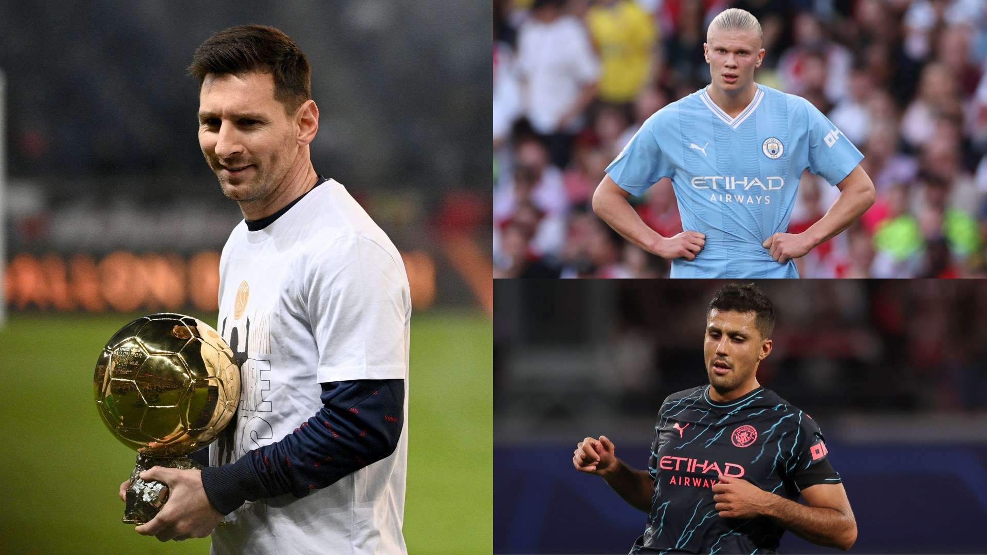 Messi-Haaland-Rodri-Man-City-Ballon-d'Or