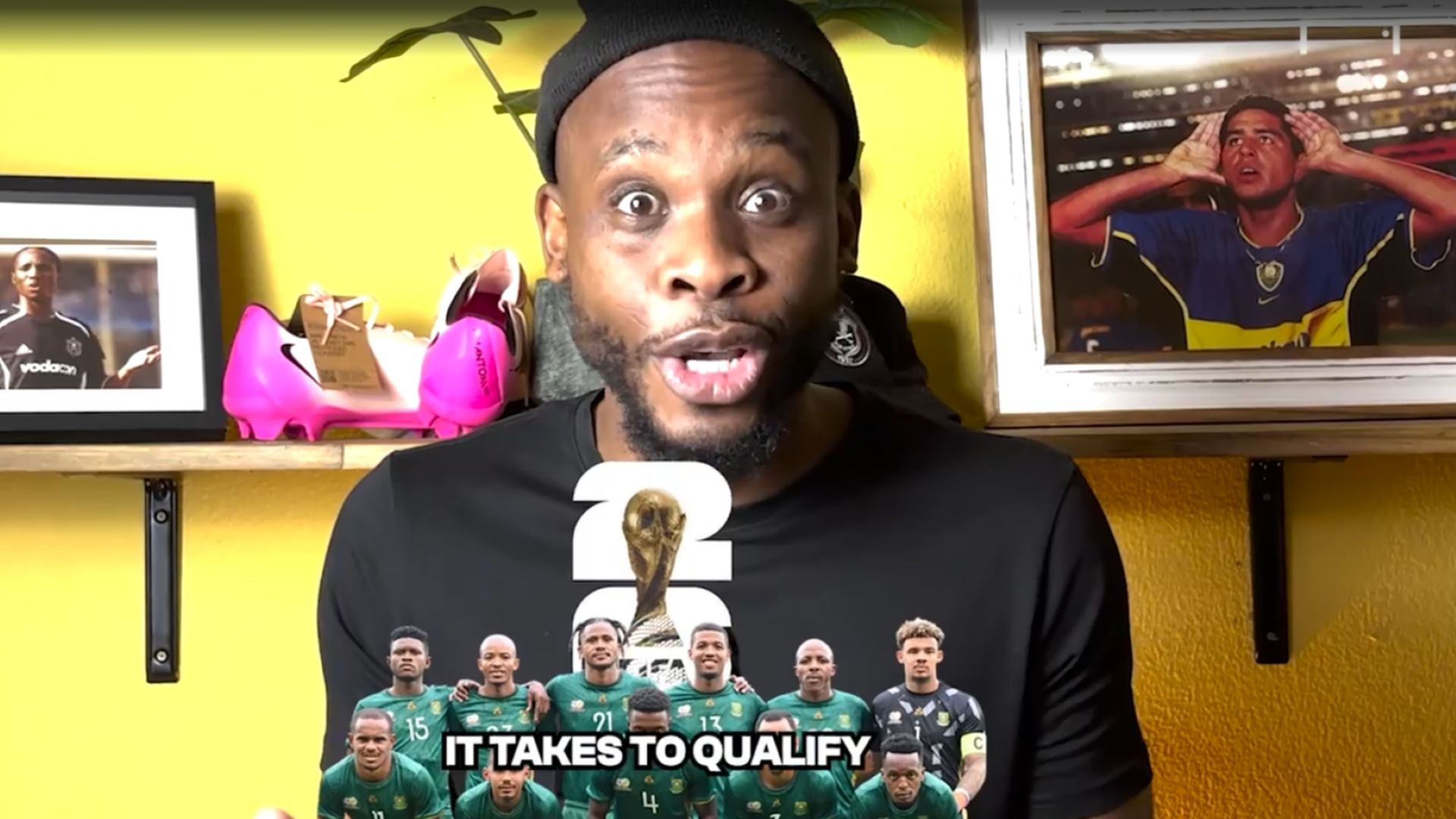 Thabang Kgeledi on Bafana's World Cup road video